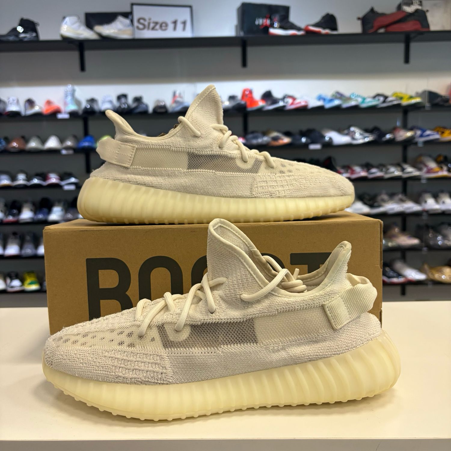 PO3 ADIDAS YEEZY BOOST 350 V2 BONE SIZE 11