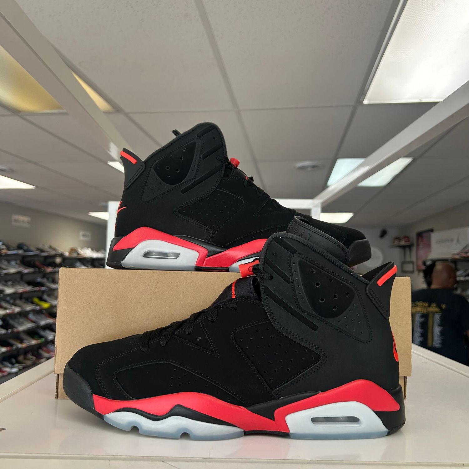PO3 AIR JORDAN 6 RETRO INFRARED SALESMAN SIZE 11