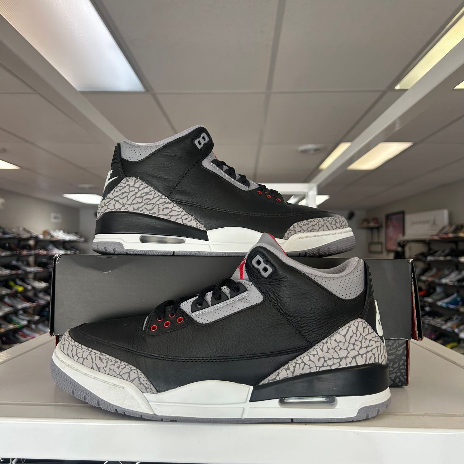 PO4 AIR JORDAN 3 BLACK CEMENT (2024) SIZE 10.5