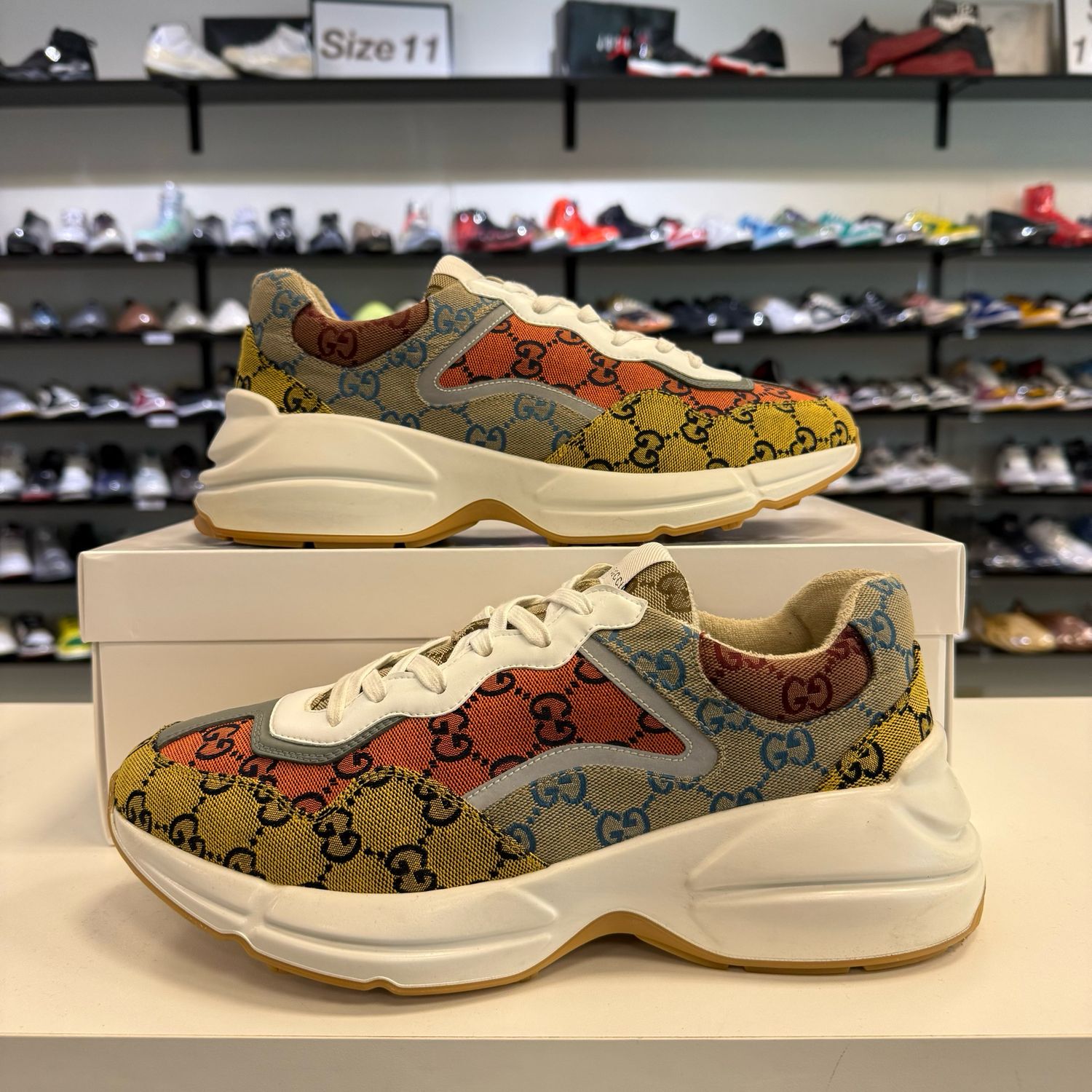 PO NB GUCCI GG RHYTON 'MULTICOLOR' SIZE 10