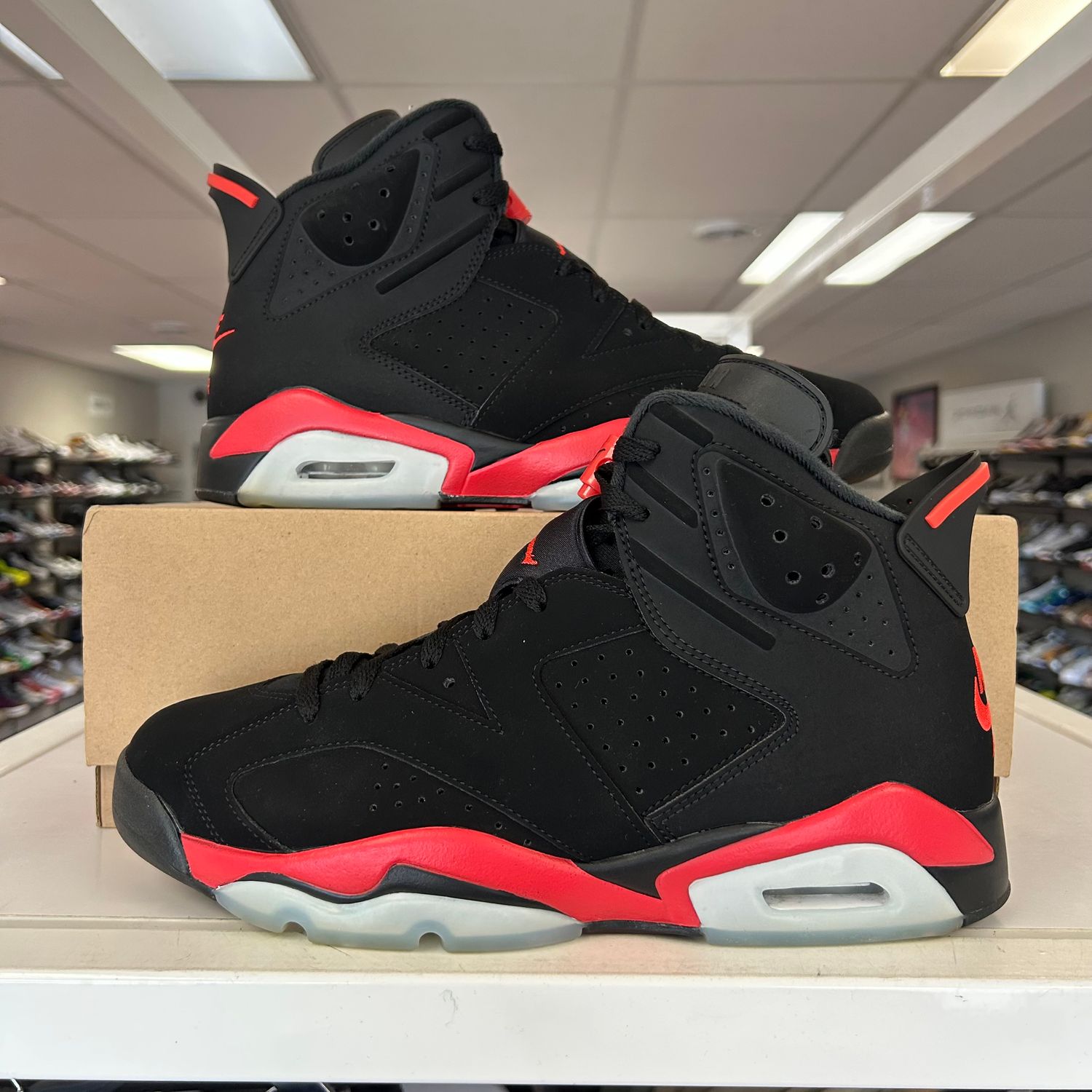 PO AIR JORDAN 6 RETRO INFRARED SALESMAN SIZE 10