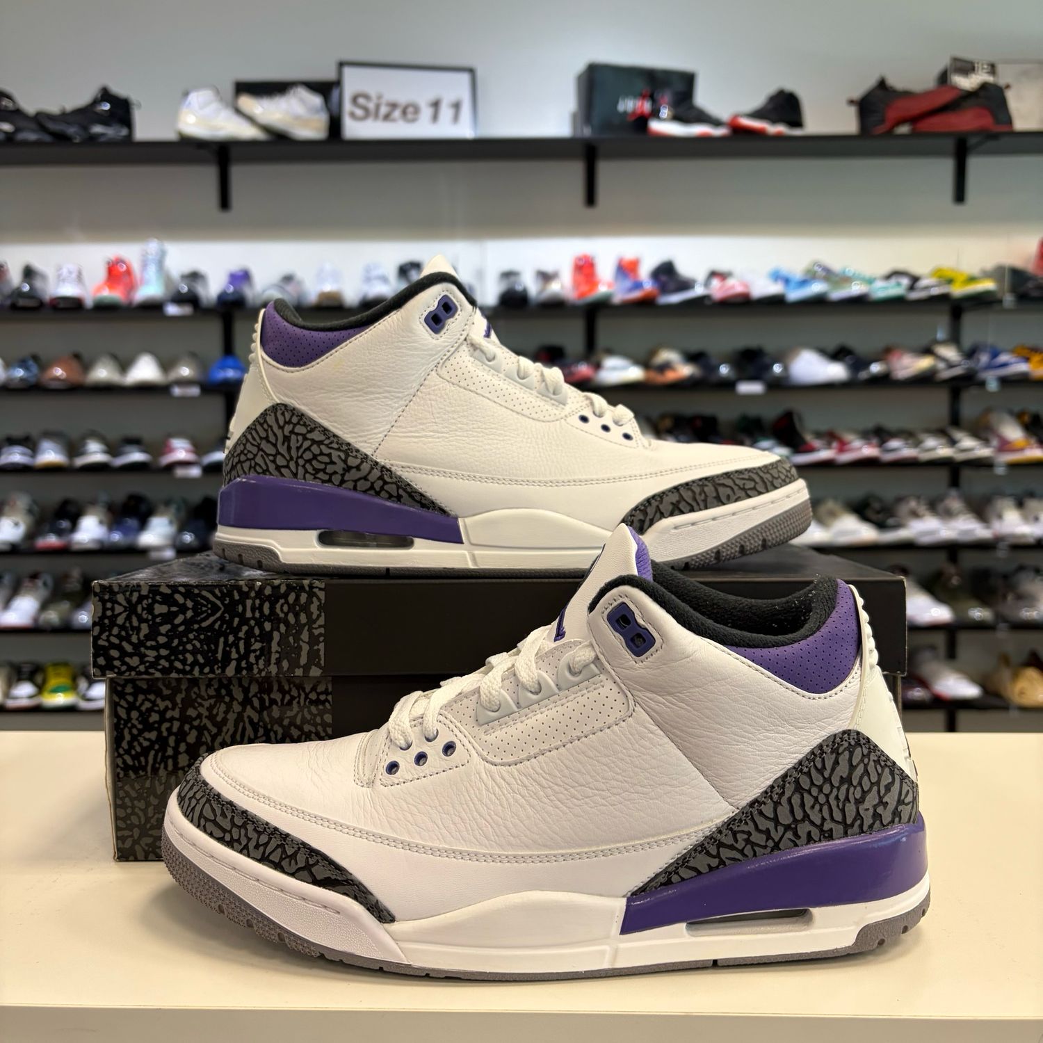 PO2 AIR JORDAN 3 DARK IRIS SIZE 10.5
