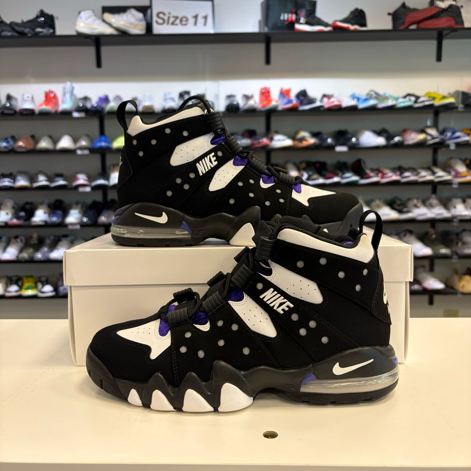 PO NB NIKE AIR MAX 2 CB 94' BLACK WHITE PURPLE (2023) SIZE 9.5