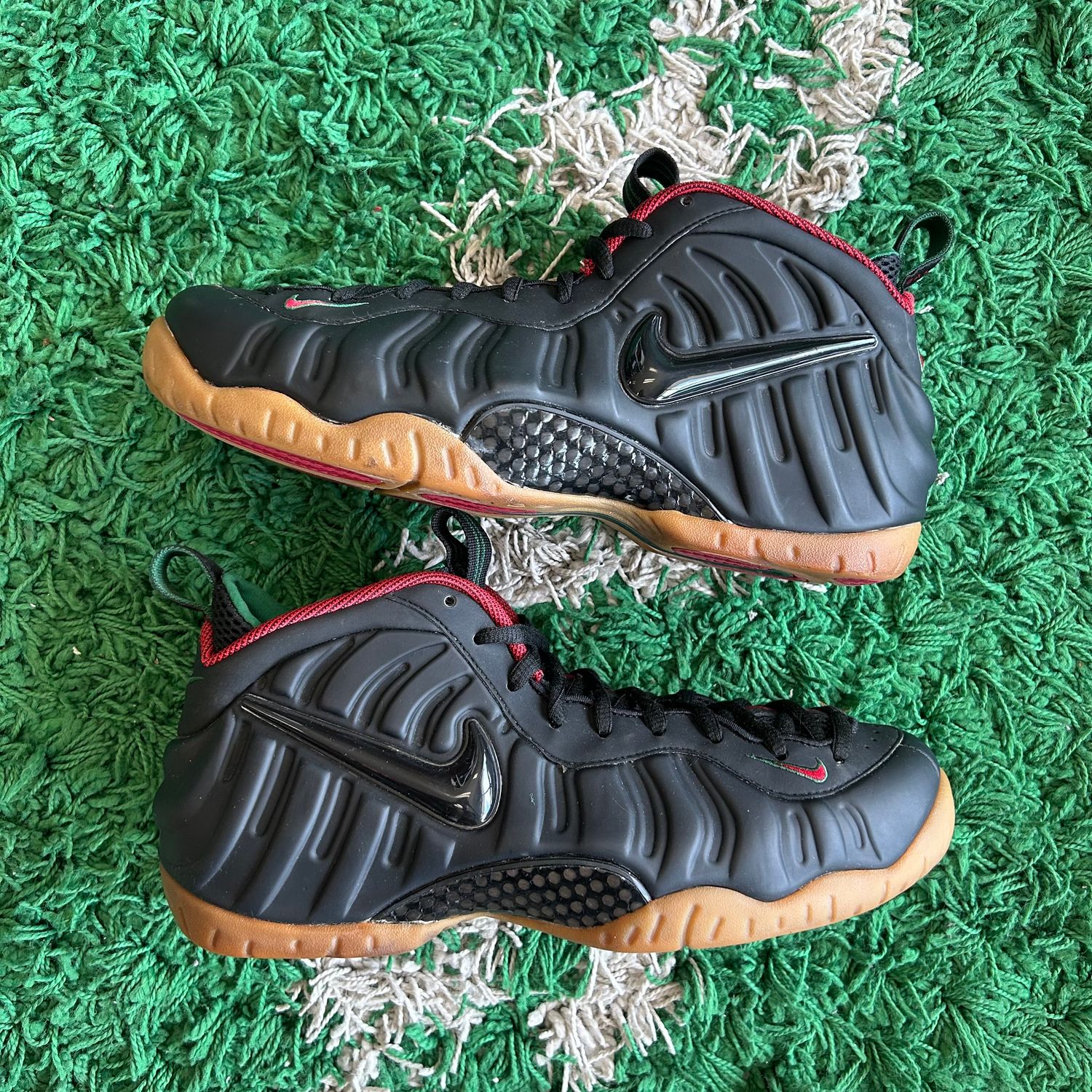 PO NB NIKE AIR FOAMPOSITE PRO BLACK GUCCI (2015) SX SIZE 11