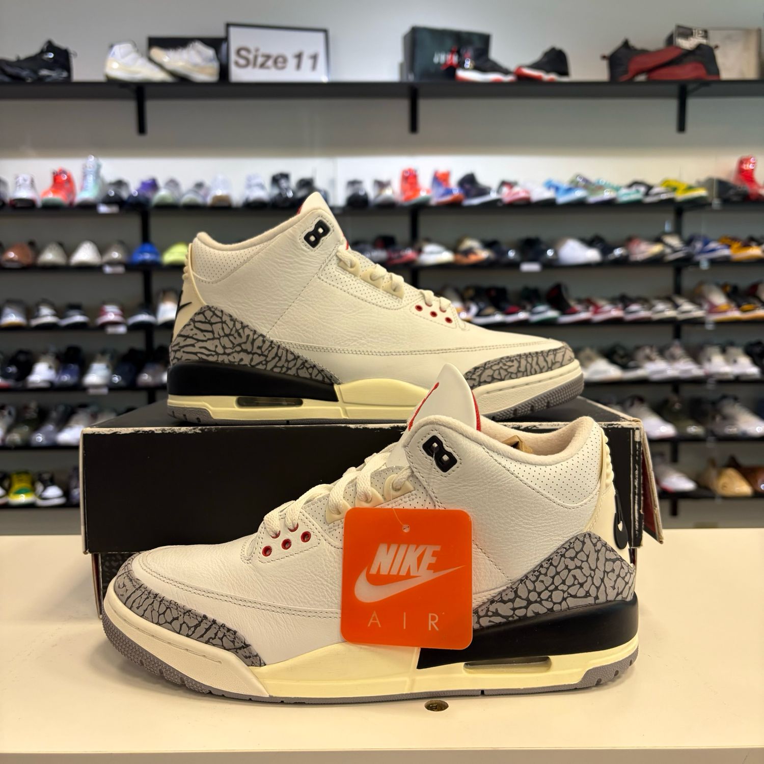 PO4 AIR JORDAN 3 WHITE CEMENT REIMAGINED SIZE 11