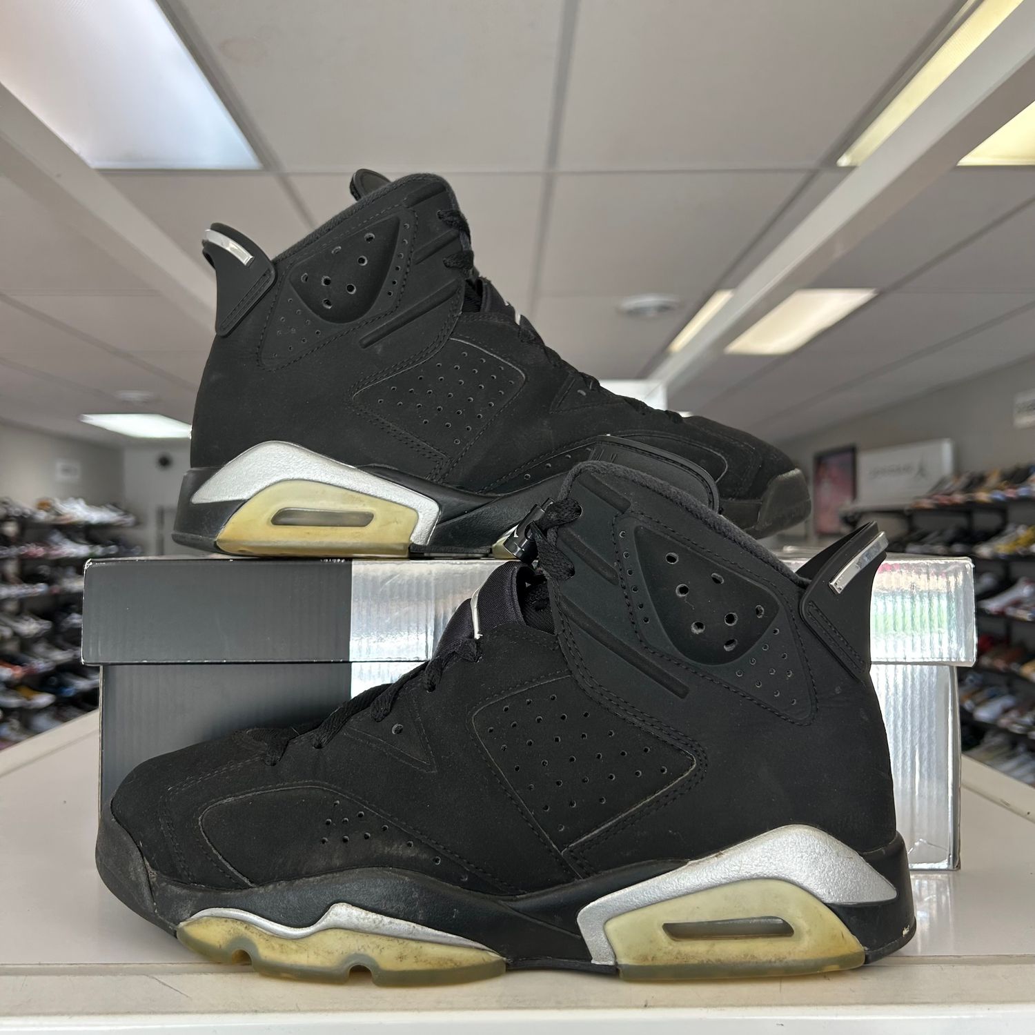 PO2 AIR JORDAN 6 CHROME SIZE 8