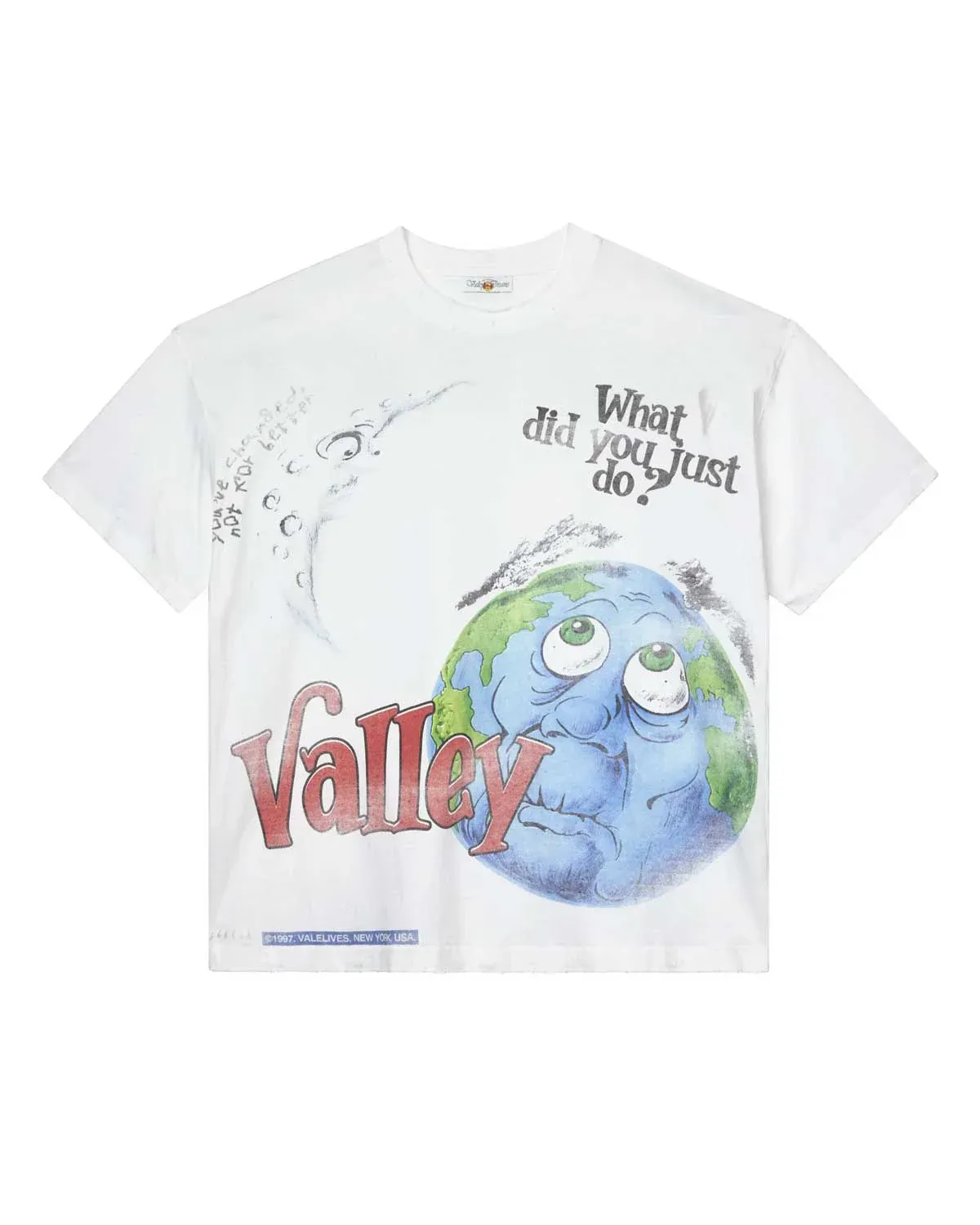 NEW VALE WORLD PEACE TEE WHITE