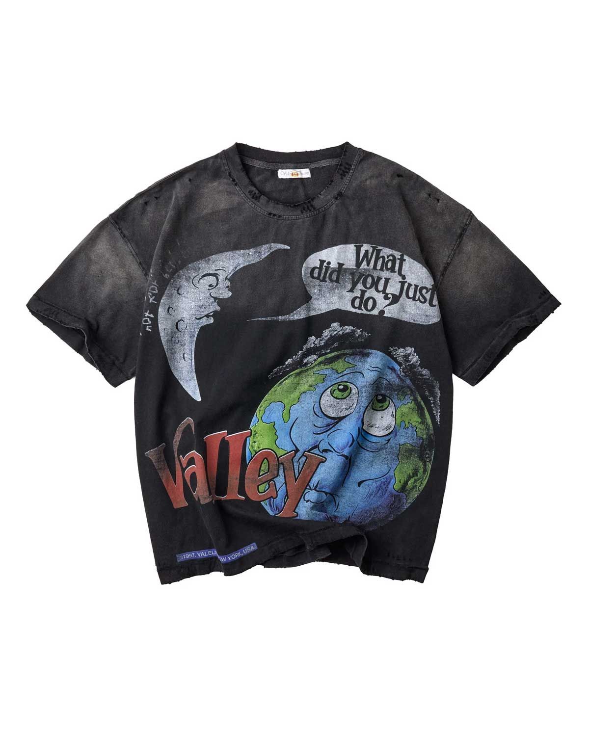 NEW VALE WORLD PEACE TEE BLACK
