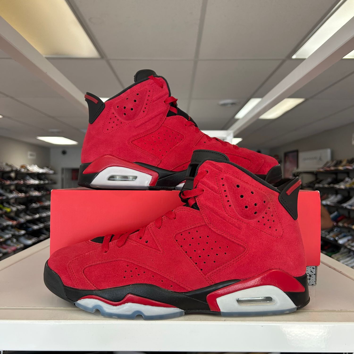 PO3 AIR JORDAN 6 TORO BRAVO SIZE 12