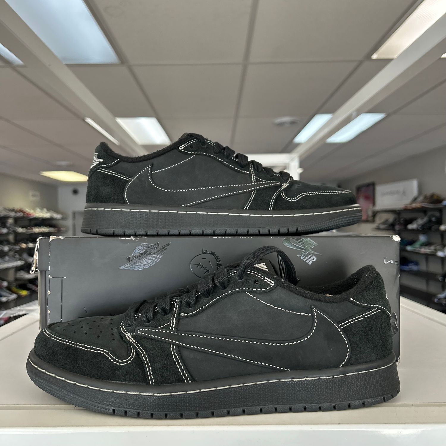 PO AIR JORDAN 1 LOW TRAVIS SCOTT PHANTOM SIZE 9