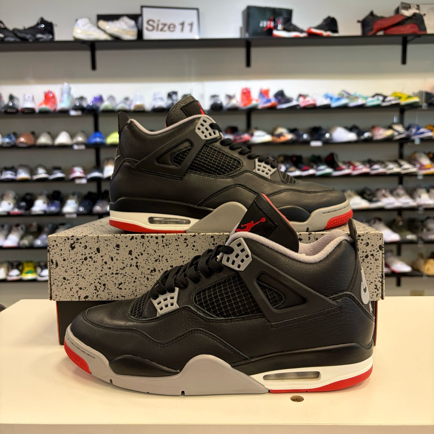 PO7 AIR JORDAN 4 BRED REIMAGINED SIZE 12