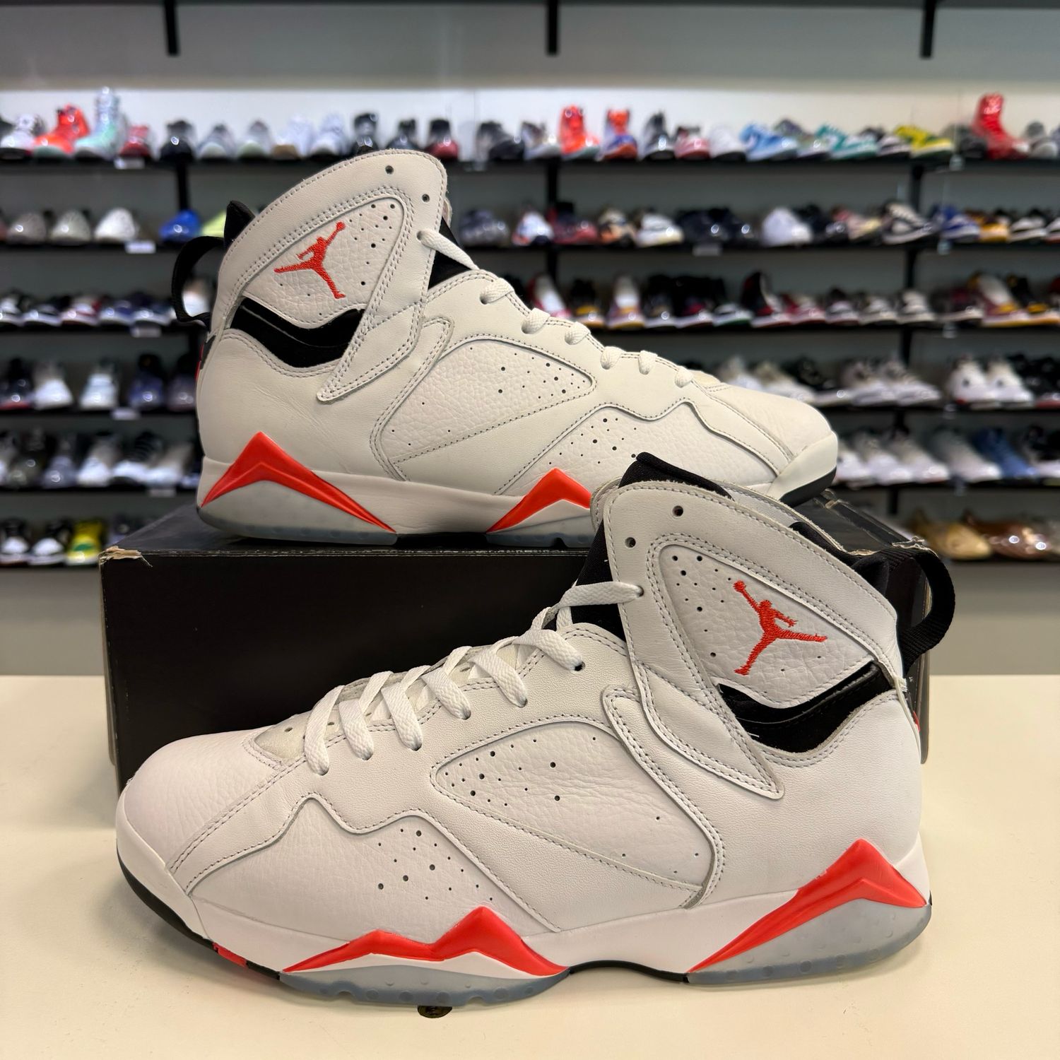 PO AIR JORDAN 7 WHITE INFRARED SIZE 12