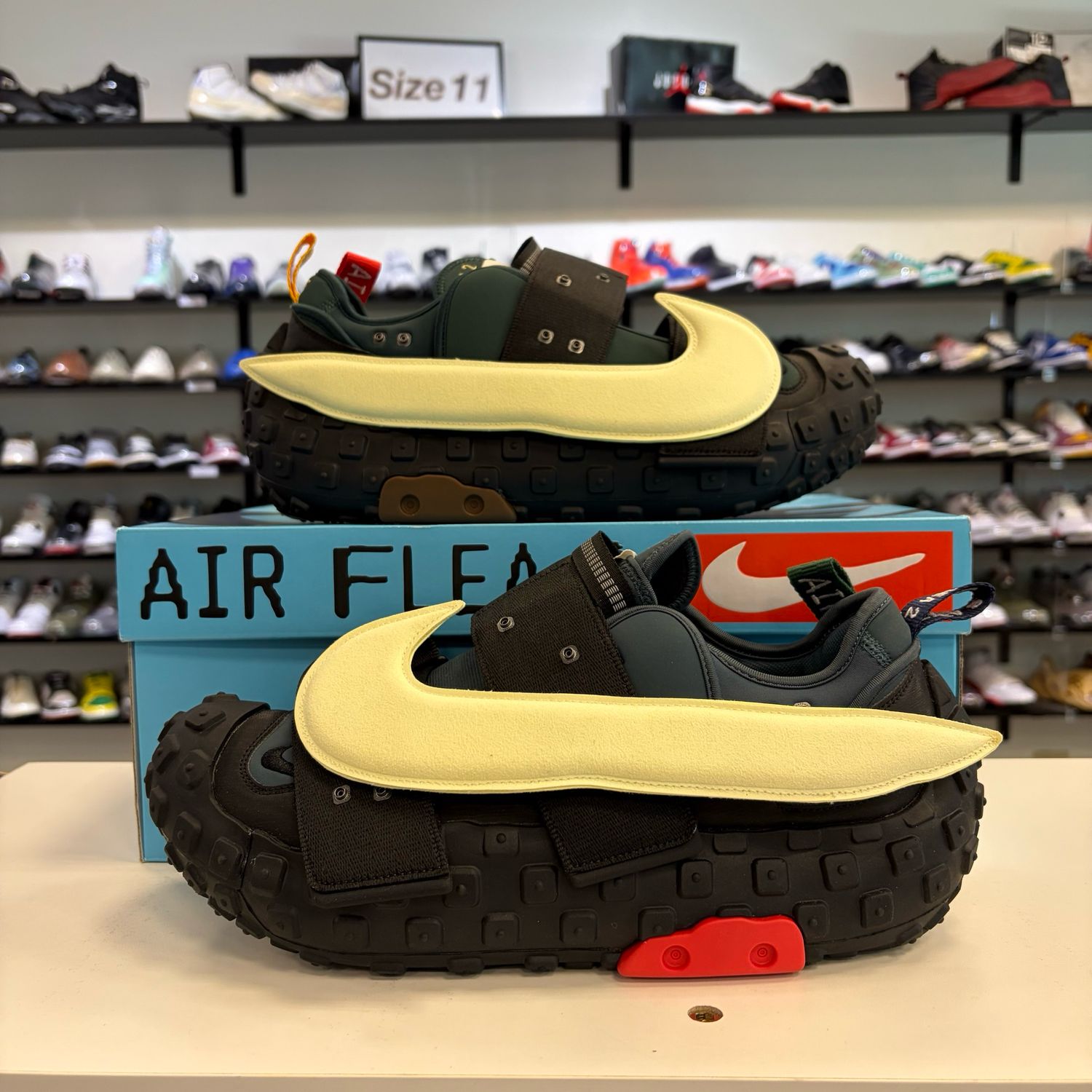 PO NIKE CPFM AIR FLEA 2 CPFM FADED SPRUCE SIZE 12