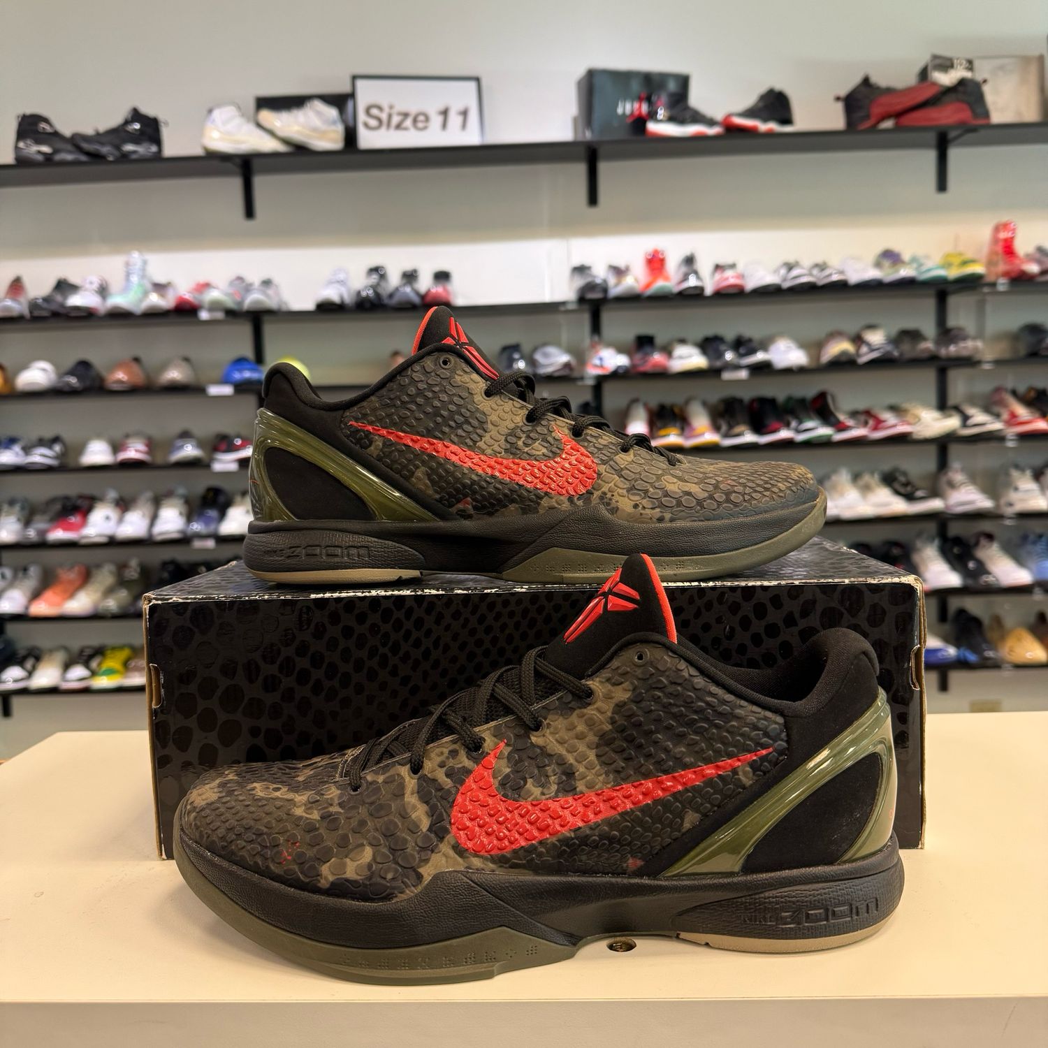 PO NB NIKE KOBE 6 PROTRO ITALIAN CAMO (2011) SX SIZE 12