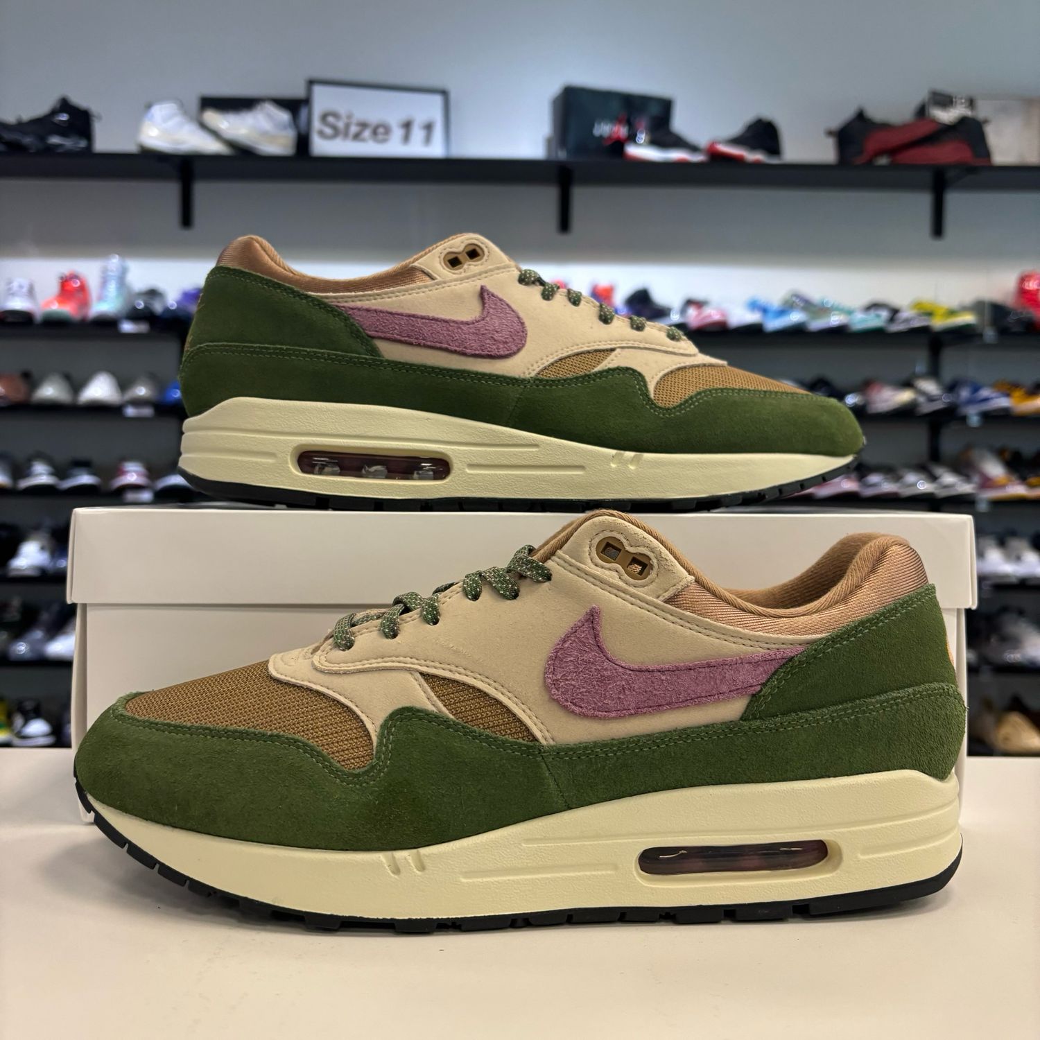 PO NB AIR MAX 1 SH TREELINE SIZE 12