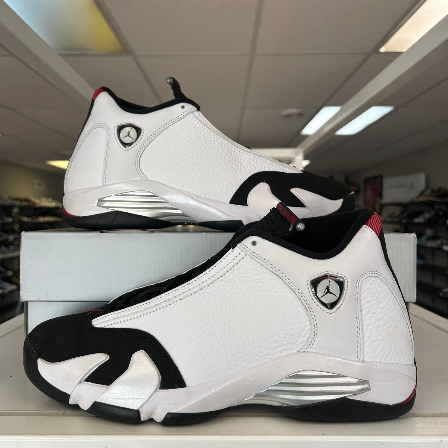 PO3 AIR JORDAN 14 BLACK TOE EB SX SIZE 11.5