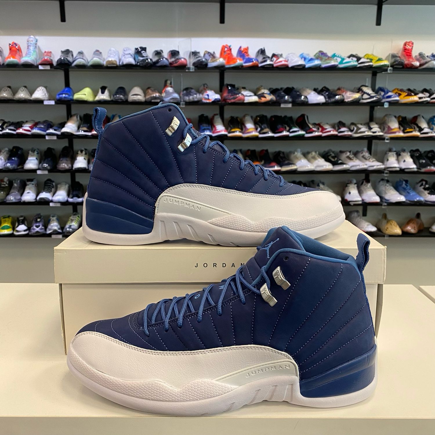 PO AIR JORDAN 12 INDIGO SIZE 14
