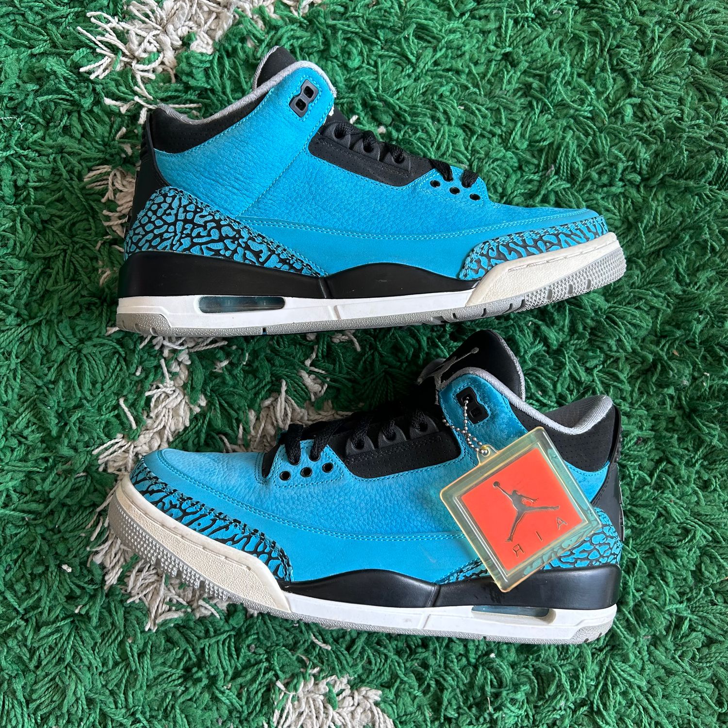 PO AIR JORDAN 3 POWDER BLUE SX SIZE 9