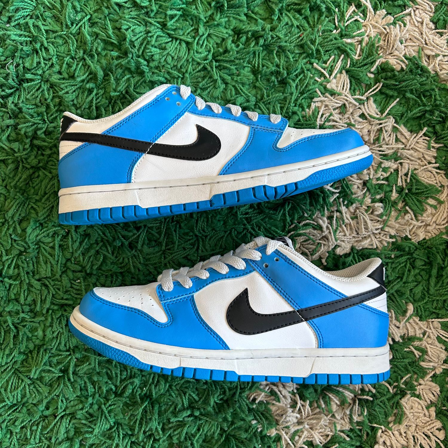 PO NB NIKE DUNK LOW PHOTO BLUE GS SX SIZE 7Y