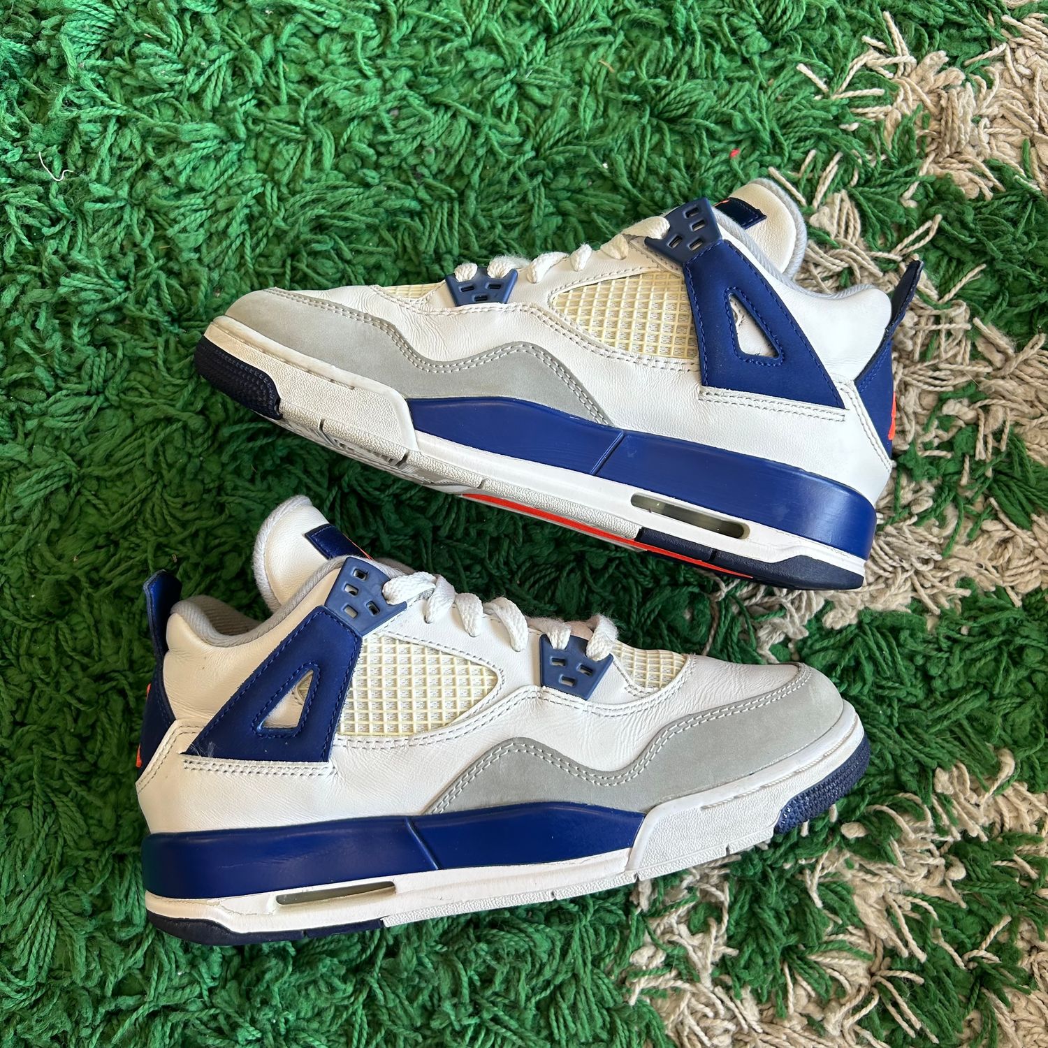 PO NB AIR JORDAN 4 DEEP ROYAL BLUE (2016) SX SIZE 4.5Y