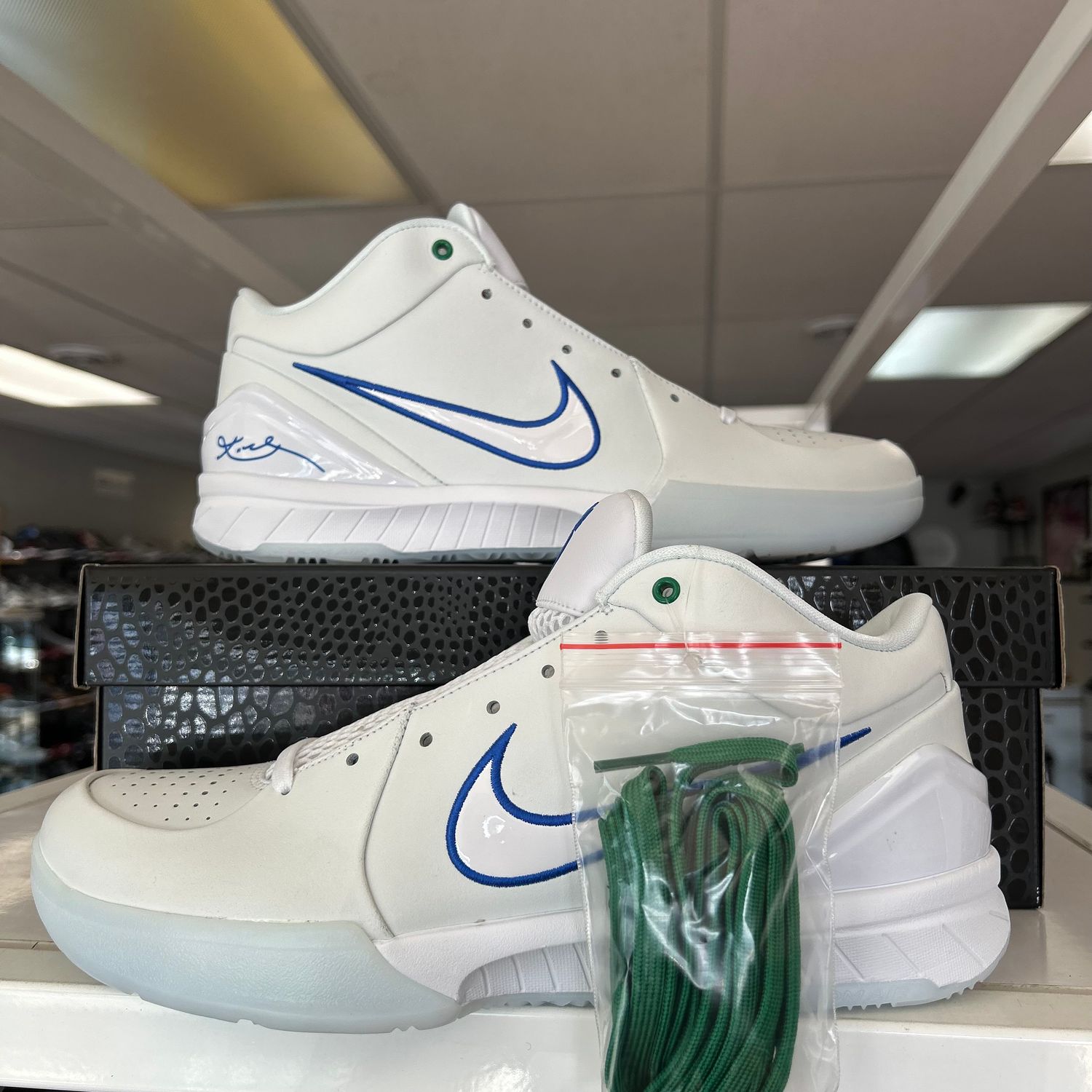 NEW NIKE KOBE 4 PROTRO DRAFT DAY DALLAS MAVERICKS