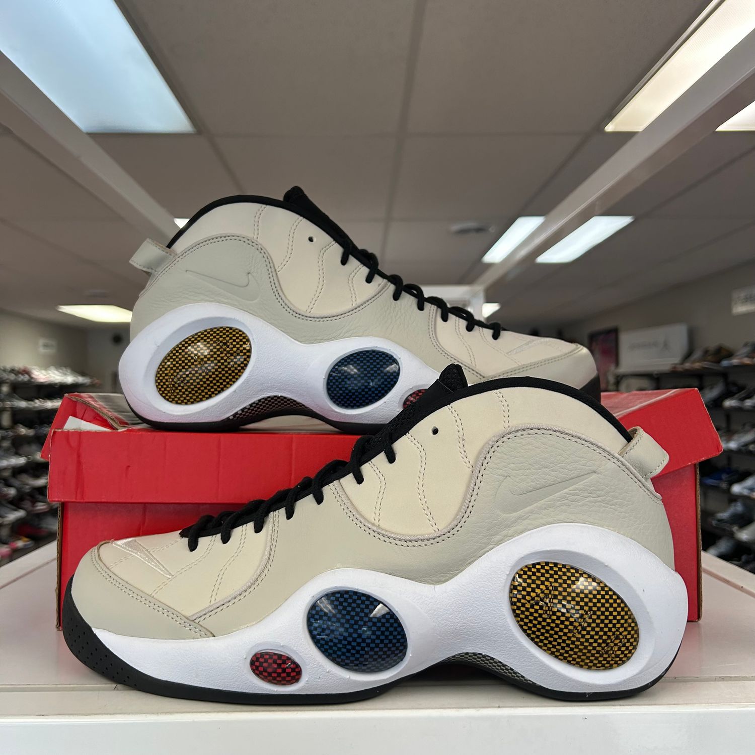 PO NIKE AIR ZOOM FLIGHT 95 LIGHT OREWOOD BROWN SX SIZE 13