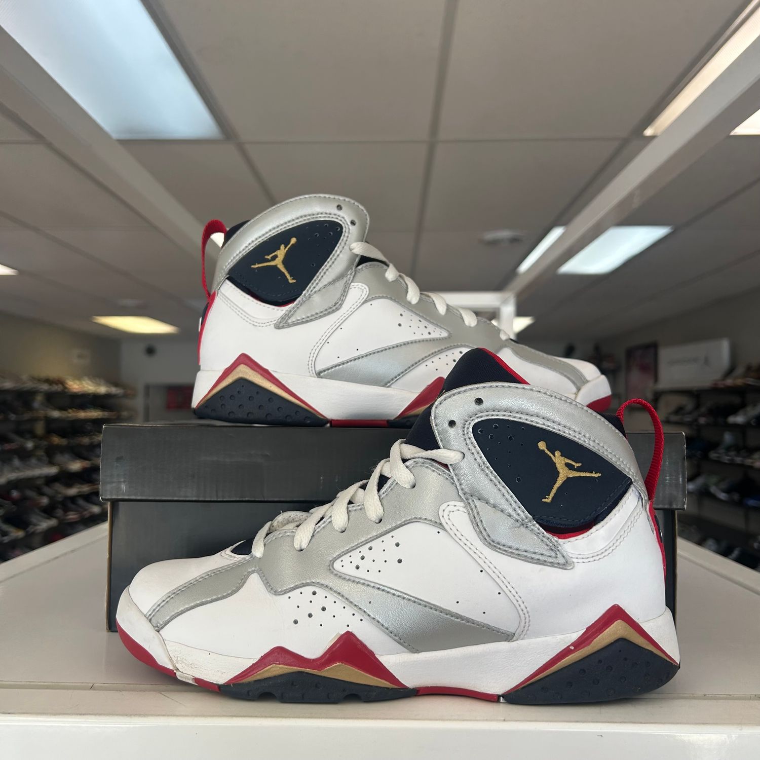 PO JORDAN 7 RETRO OLYMPIC 2012 GS SX SIZE 6.5Y/8W