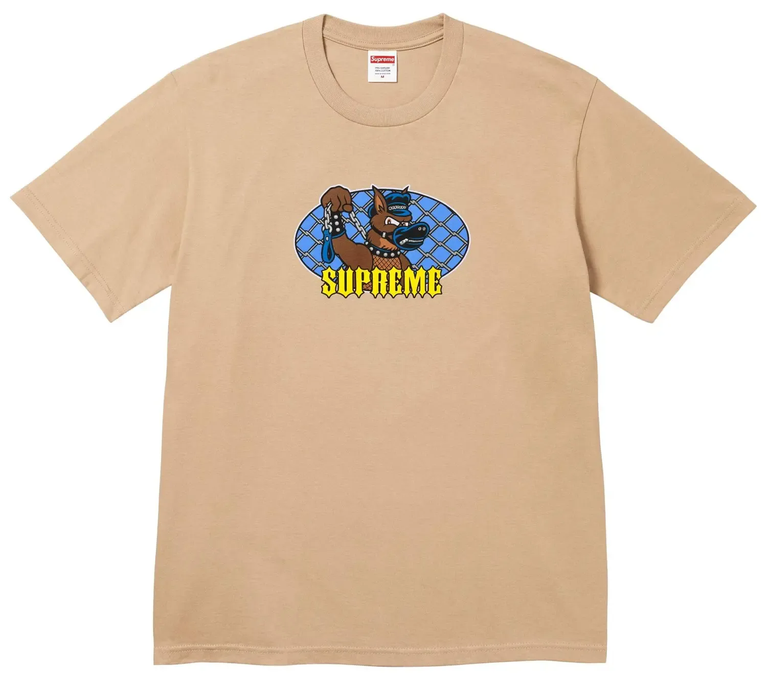 NEW SUPREME LEASH TEE KHAKI