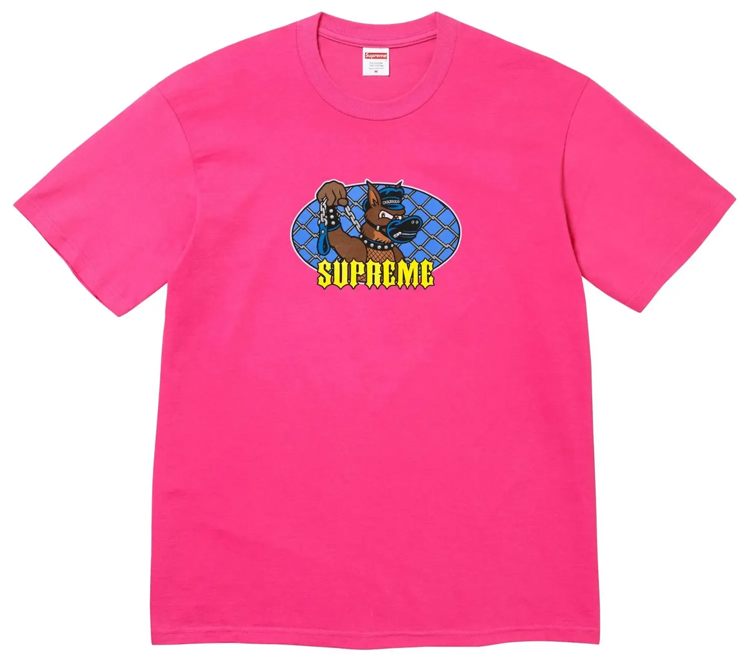 NEW SUPREME LEASH TEE FUCHSIA