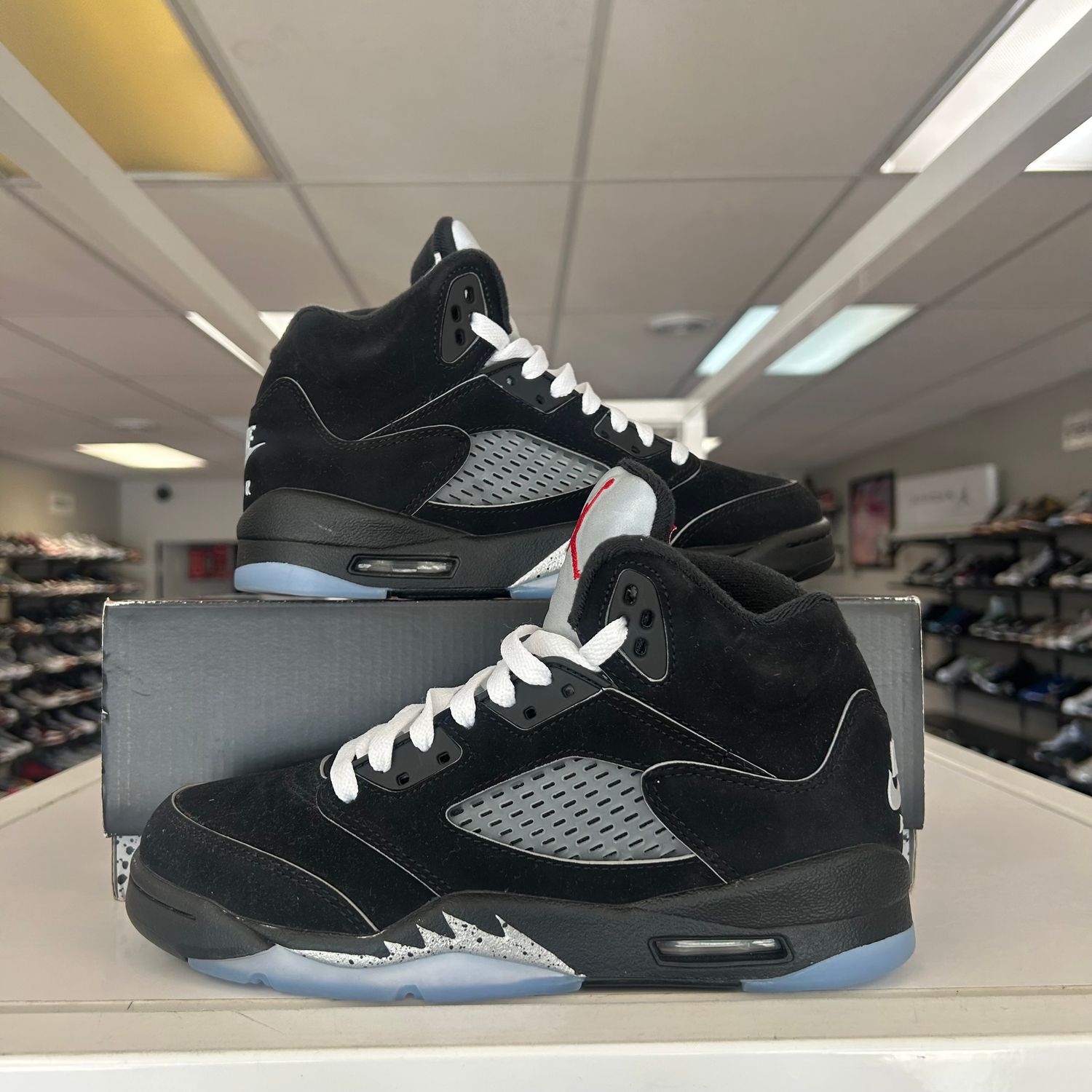 PO AIR JORDAN 5 RETRO OG BLACK METALLIC REIMAGINED (GS) SX SIZE 5.5Y
