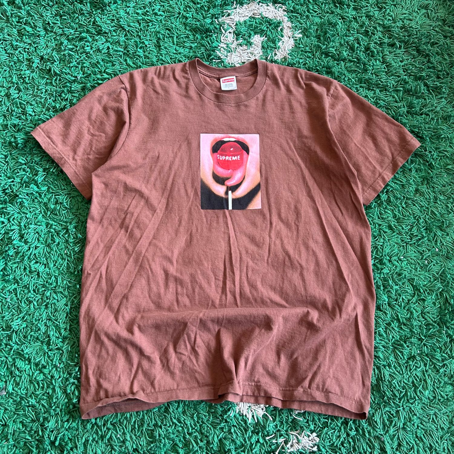 PO SUPREME FW24 LOLLIPOP TEE BROWN SIZE L