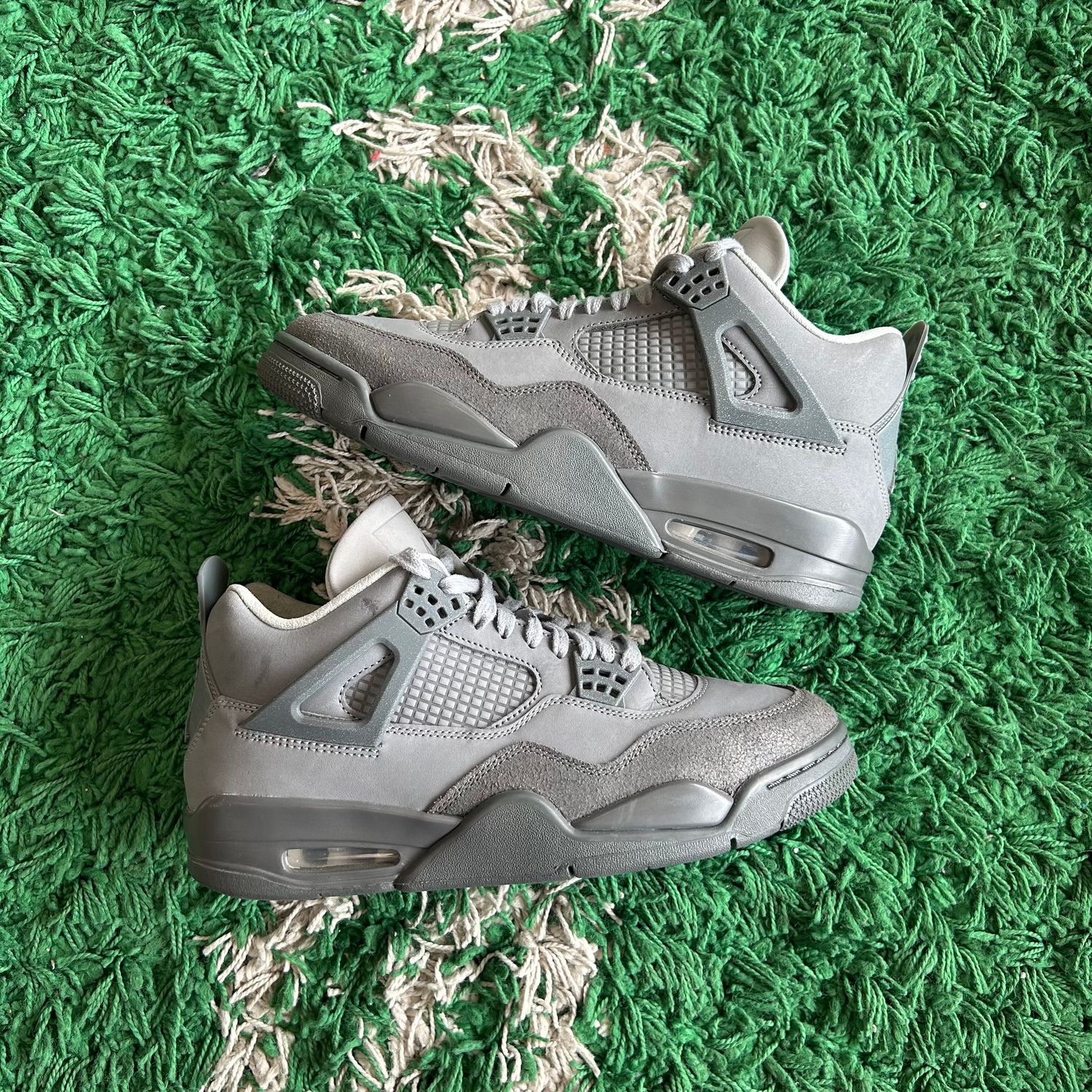 PO NB AIR JORDAN 4 RETRO SE PARIS OLYMPICS WET CEMENT SX SIZE 8.5