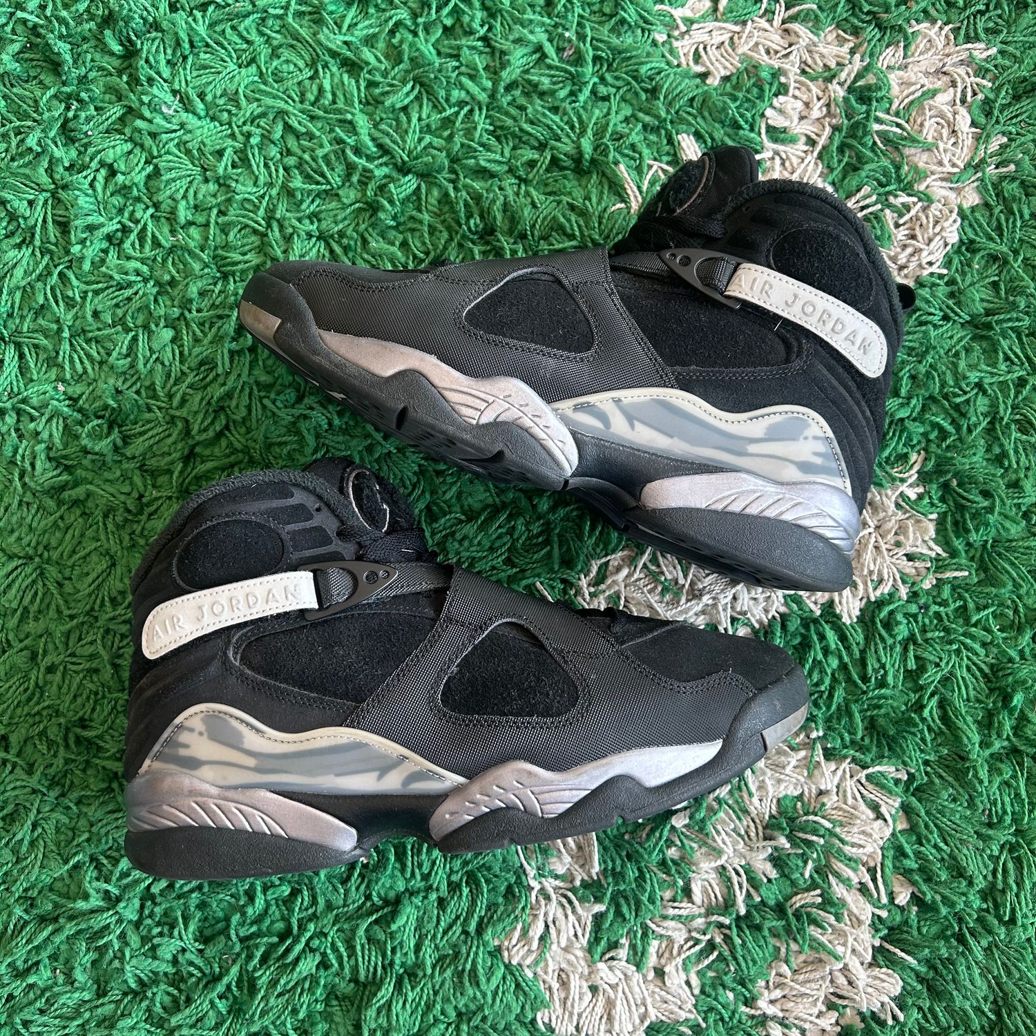PO NB AIR JORDAN 8 WINTERIZED GUNSMOKE SX SIZE 9.5