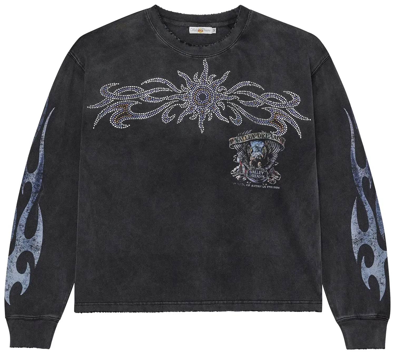 NEW VALE VALLEY BLING LONGSLEEVE BLACK