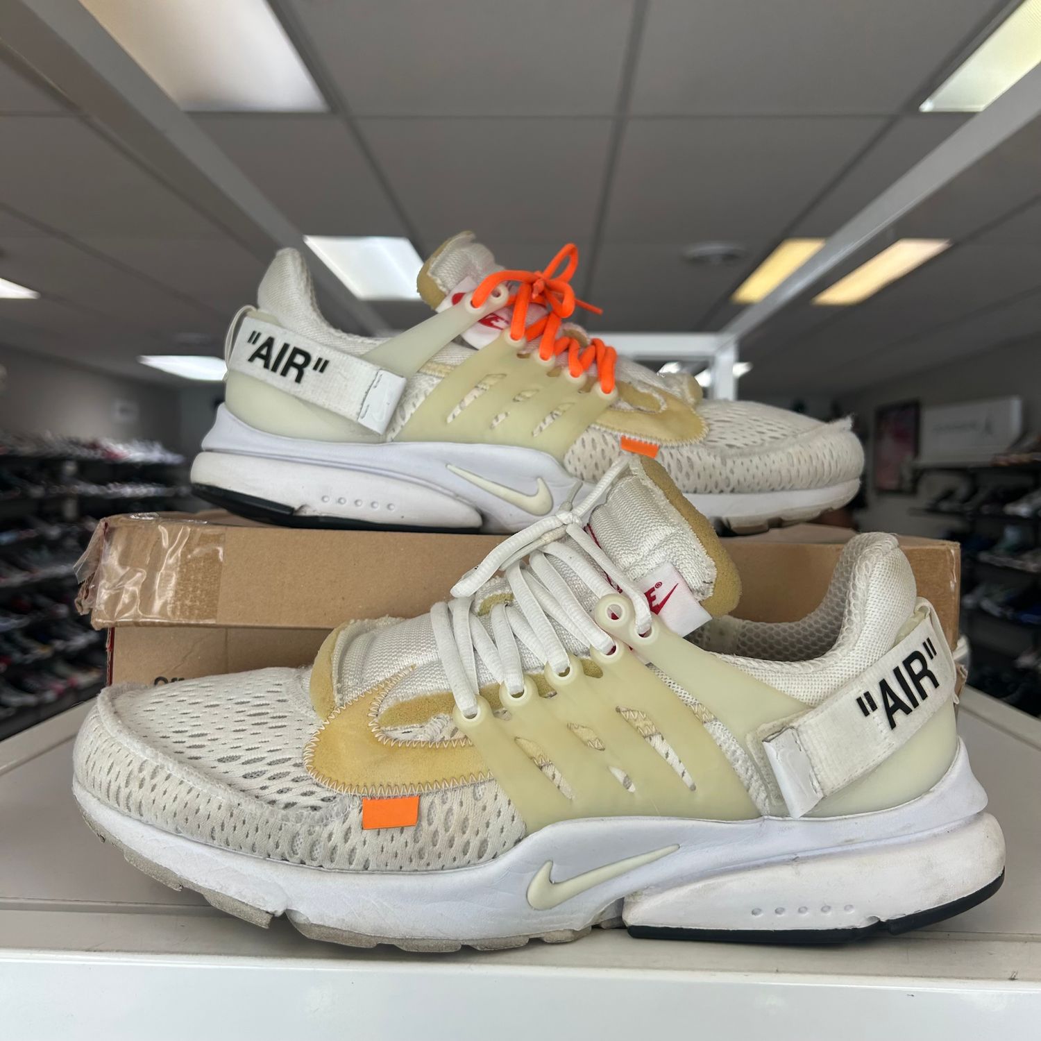 PO2 NIKE OFF-WHITE PRESTO WHITE SX SIZE 12