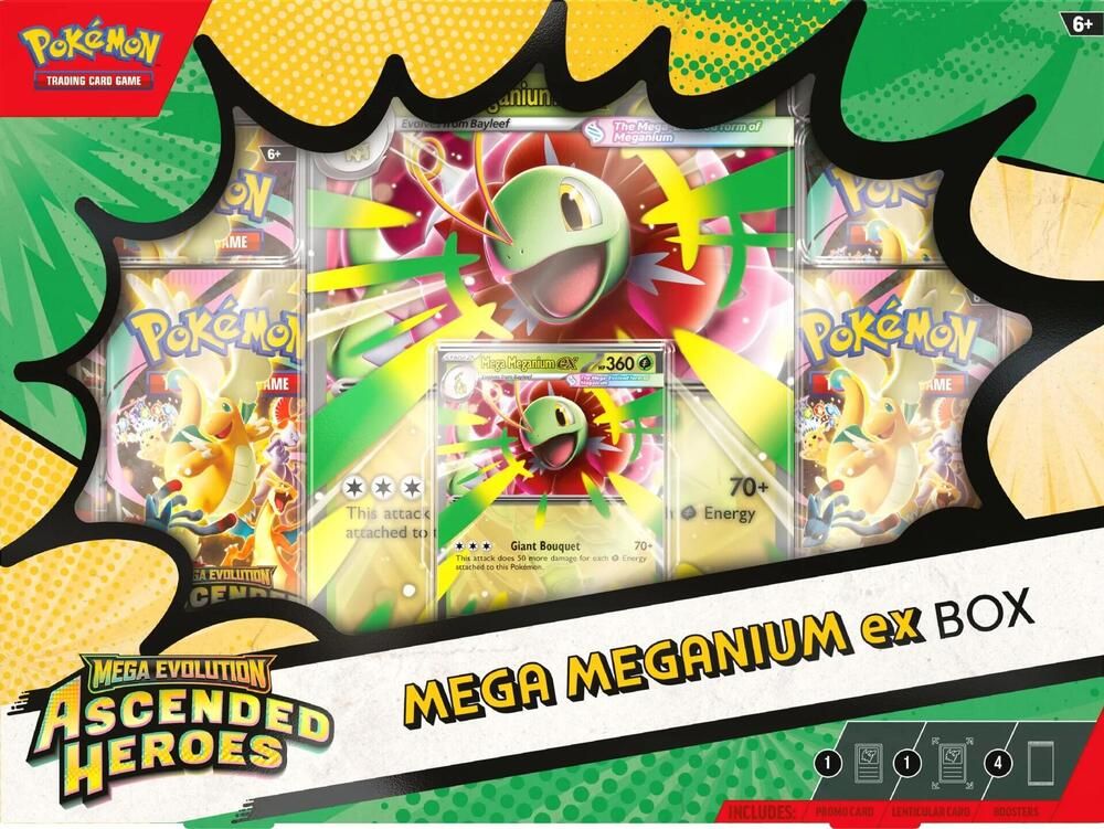 NEW POKEMON AH MEGA MEGANIUM EX BOX