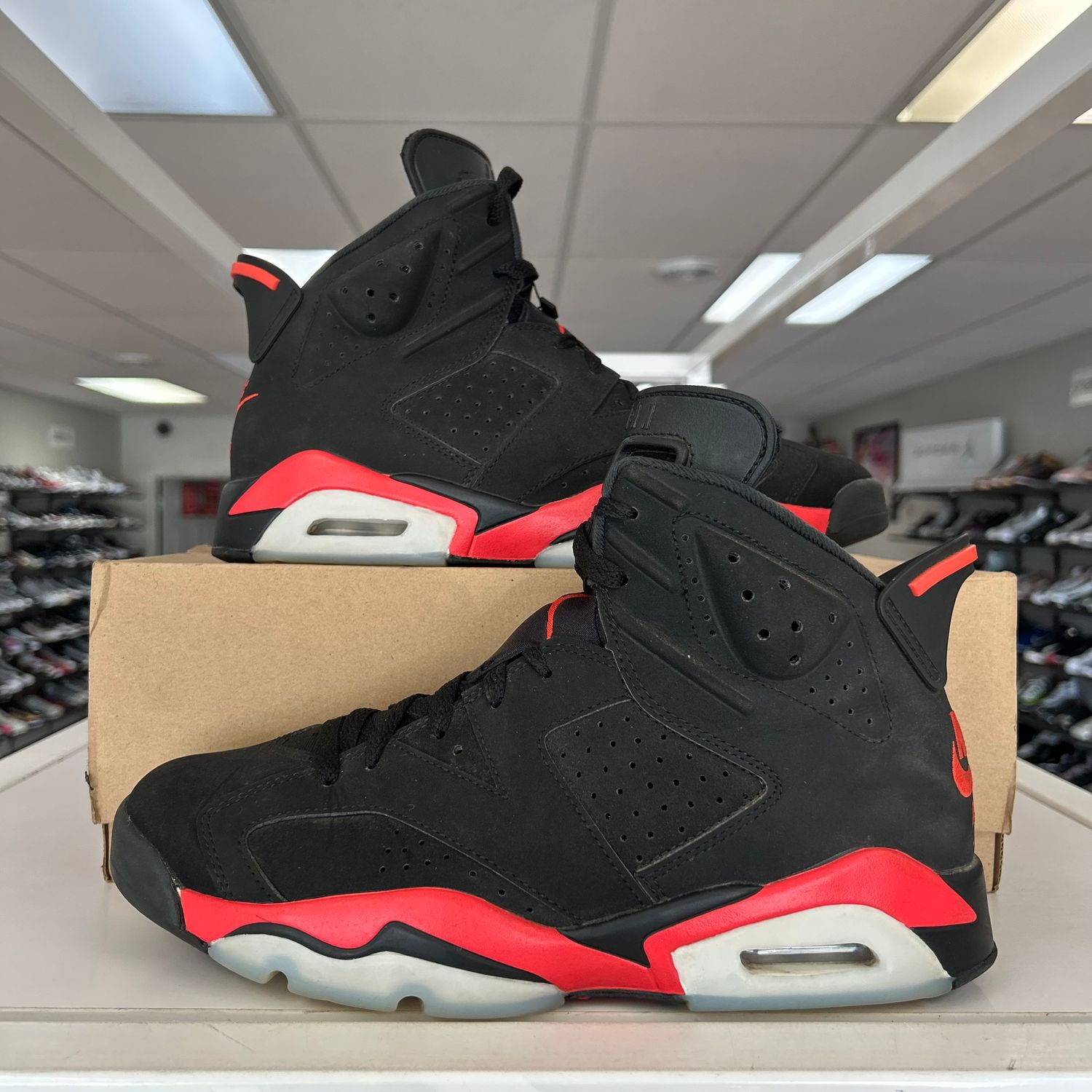 PO AIR JORDAN 6 RETRO INFRARED SALESMAN SX SIZE 9