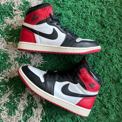 PO AIR JORDAN 1 RETRO HIGH OG BLACK TOE REIMAGINED SX SIZE 10