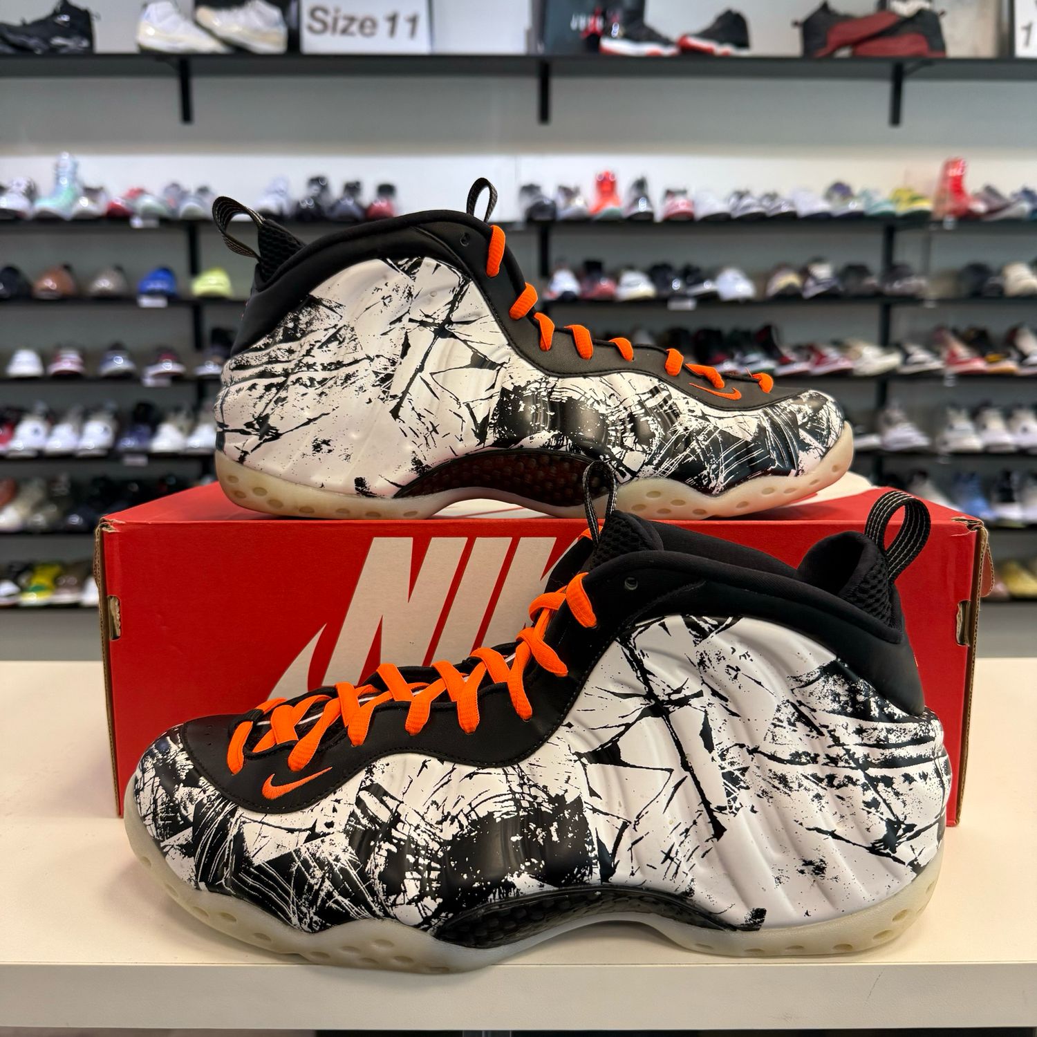PO NB NIKE AIR FOAMPOSITE ONE SHATTERED BACKBOARD SIZE 11.5