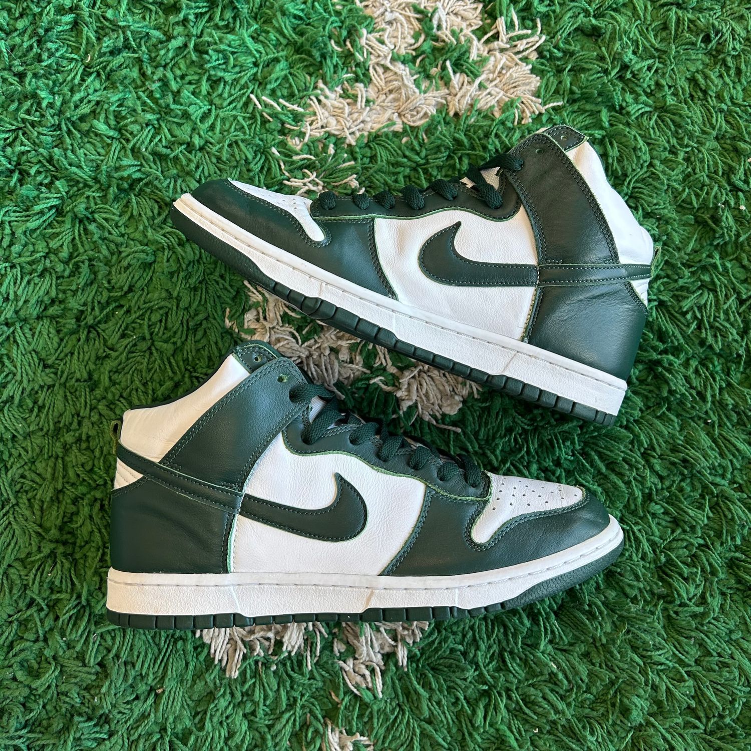 PO NB NIKE DUNK HIGH SP SPARTAN GREEN (SX) SIZE 11
