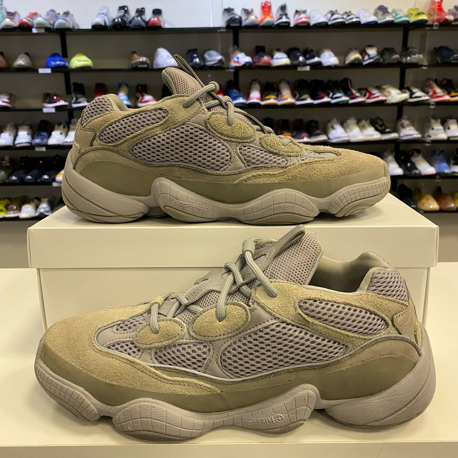 PO NB ADIDAS YEEZY 500 STONE SALT SIZE 12