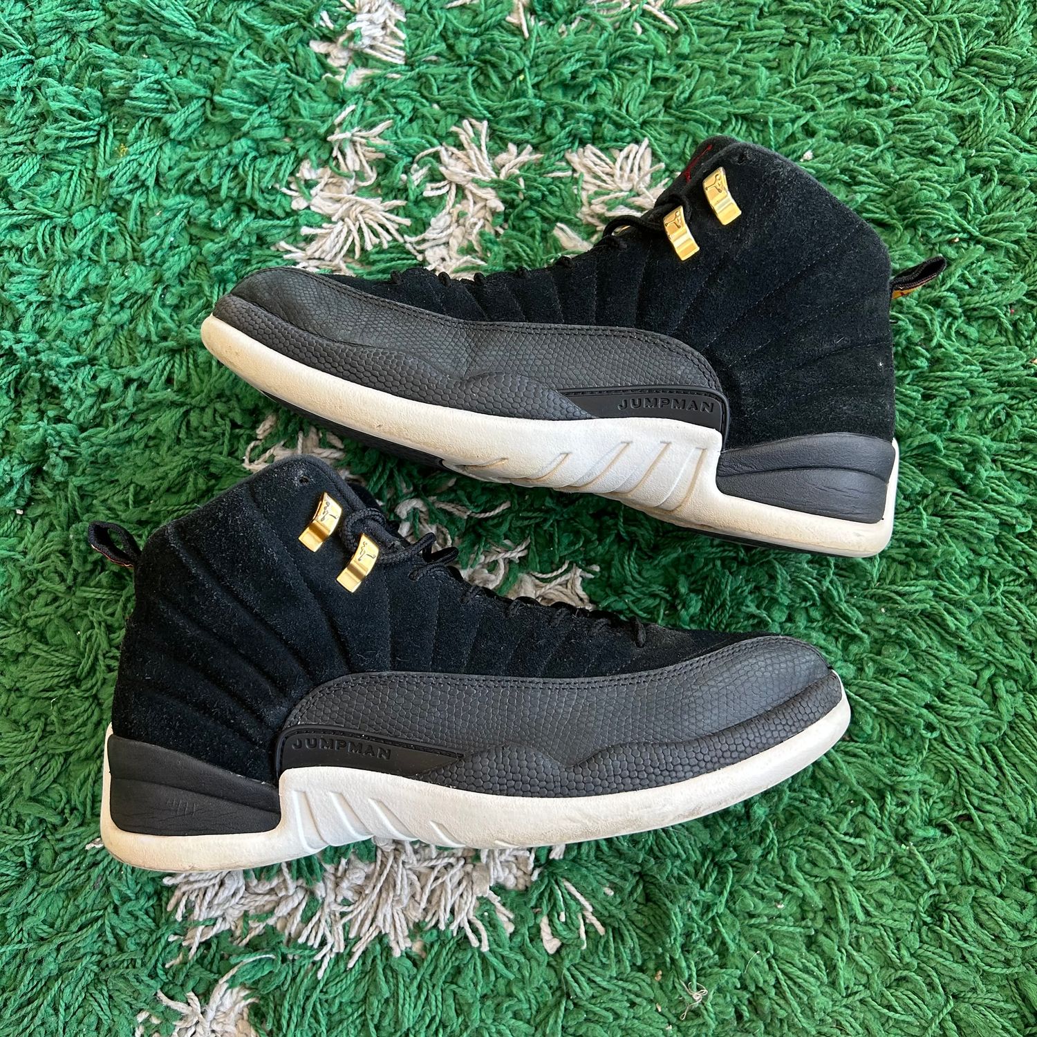 PO NB AIR JORDAN 12 REVERSE TAXI (2019) (Sx) SIZE 10