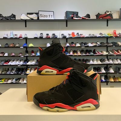 PO2 AIR JORDAN 6 RETRO INFRARED SALESMAN SIZE 9