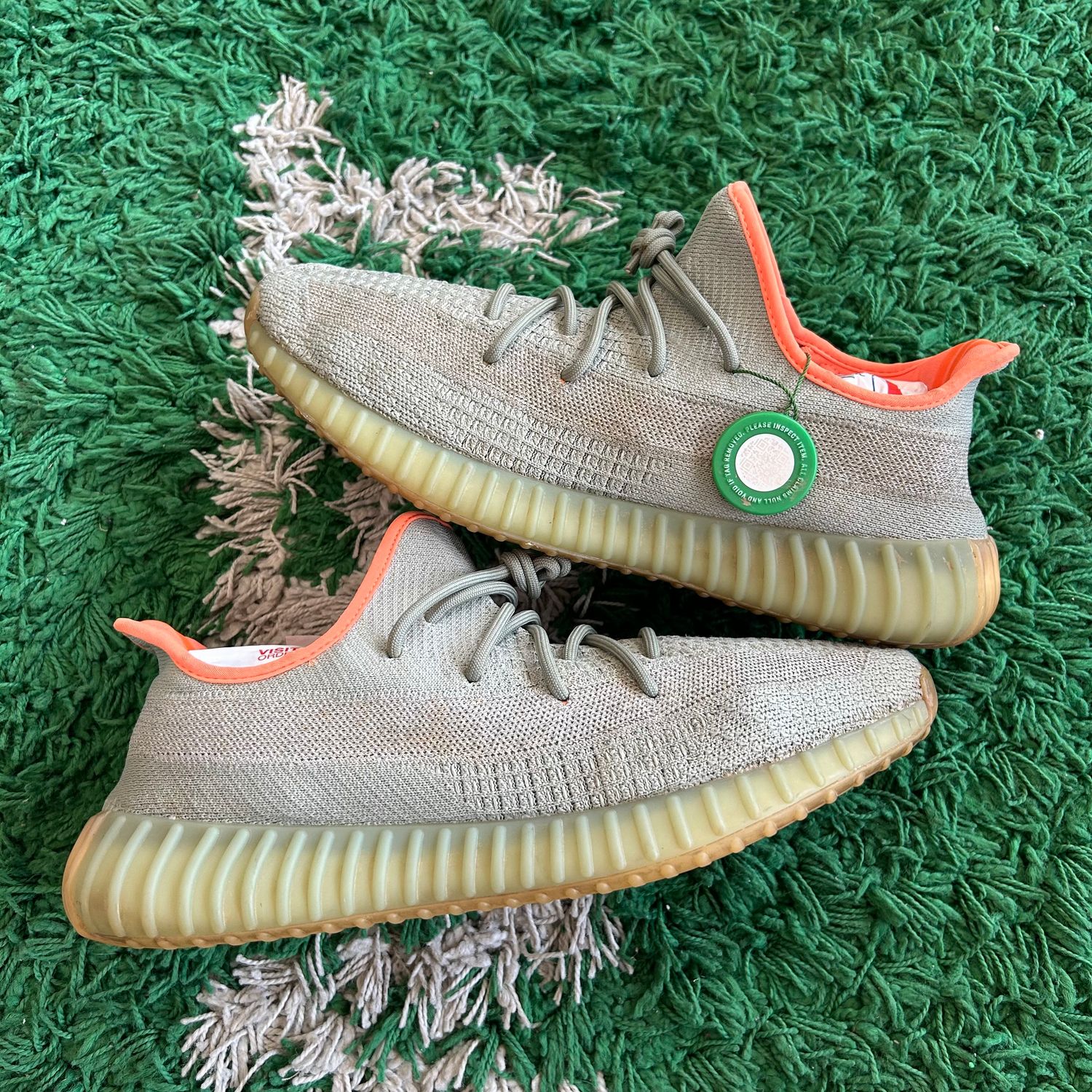 PO NB ADIDAS YEEZY BOOST 350 V2 DESERT SAGE (Sx) SIZE 14