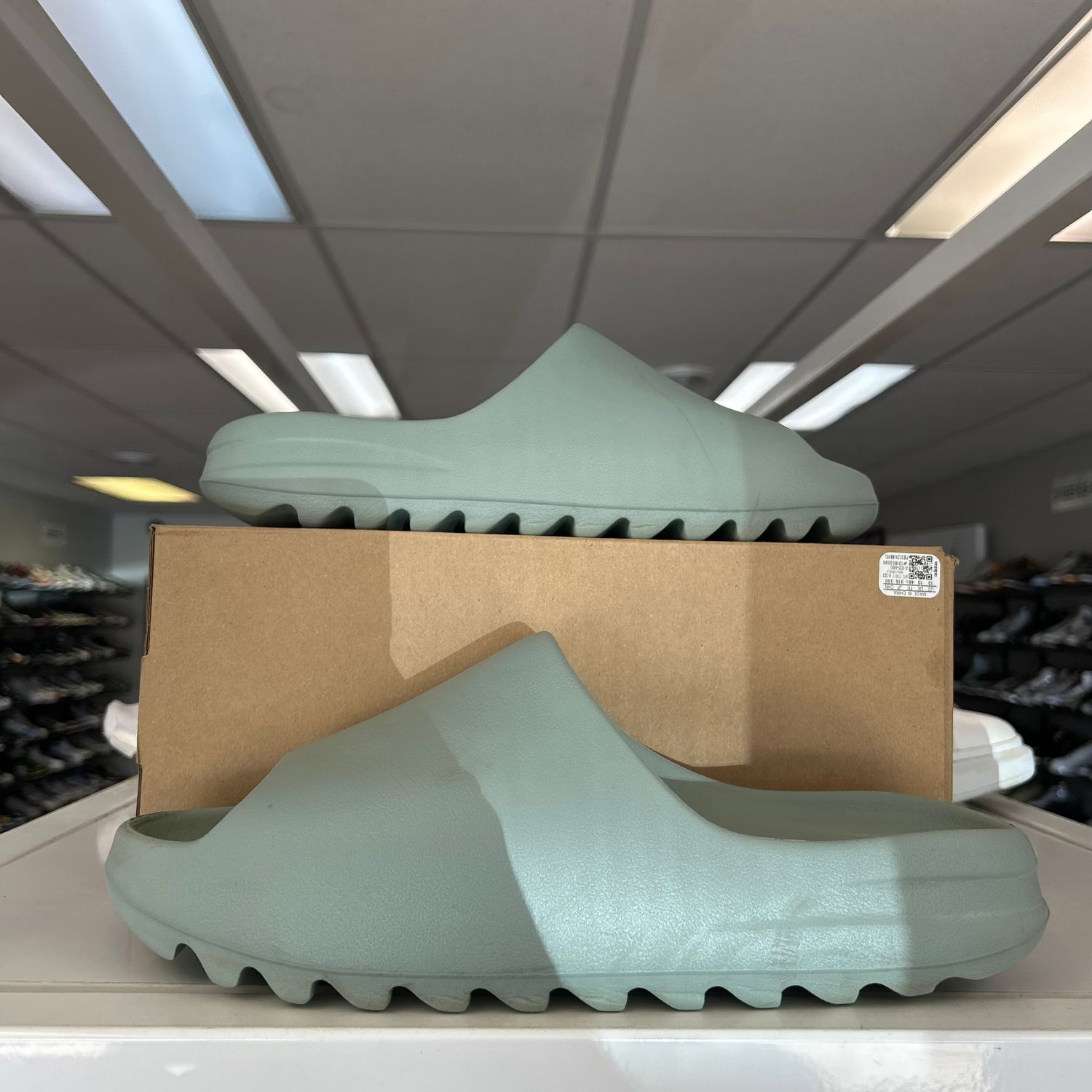 PO2 ADIDAS YEEZY SLIDE SALT (Sx) SIZE 13
