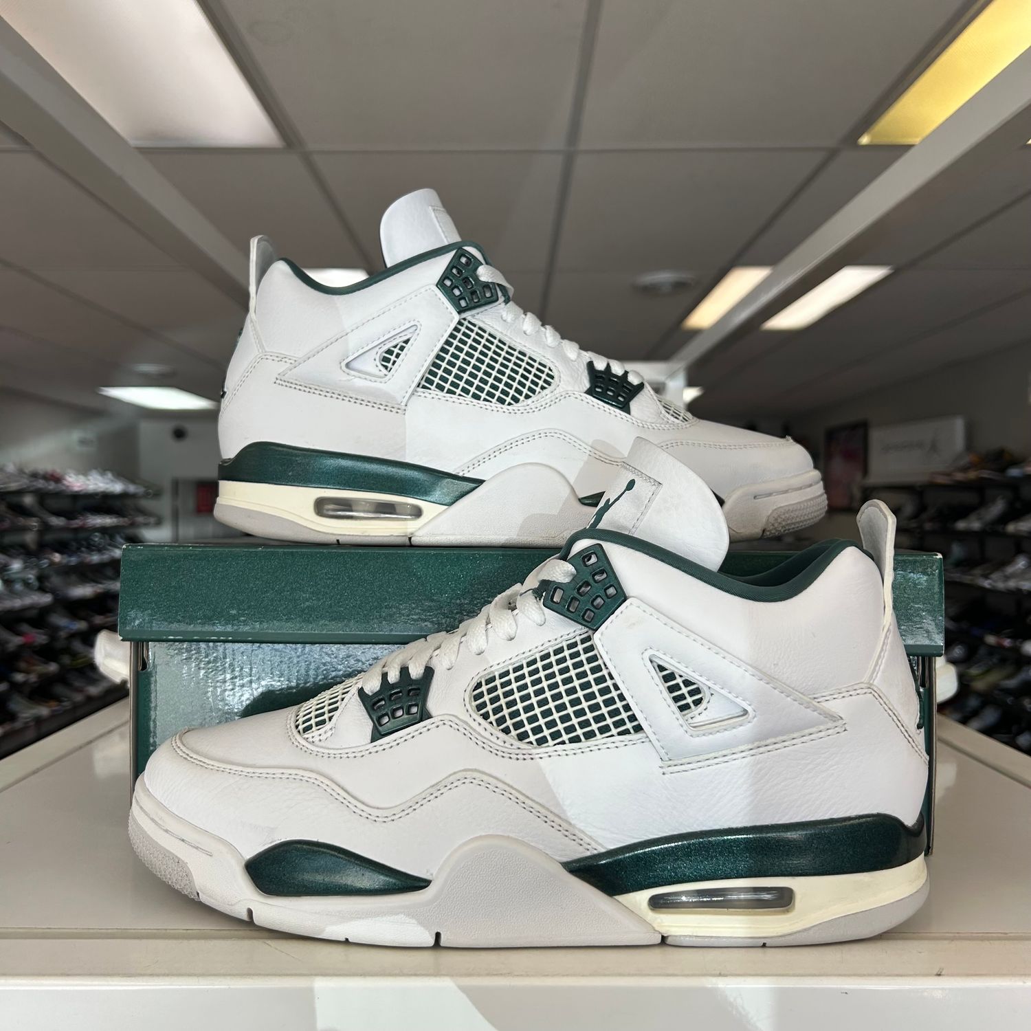 PO3 AIR JORDAN 4 OXIDIZED GREEN (Sx) SIZE 10.5