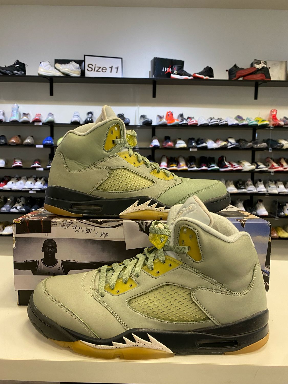 PO AIR JORDAN 5 RETRO JADE HORIZON SIZE 11