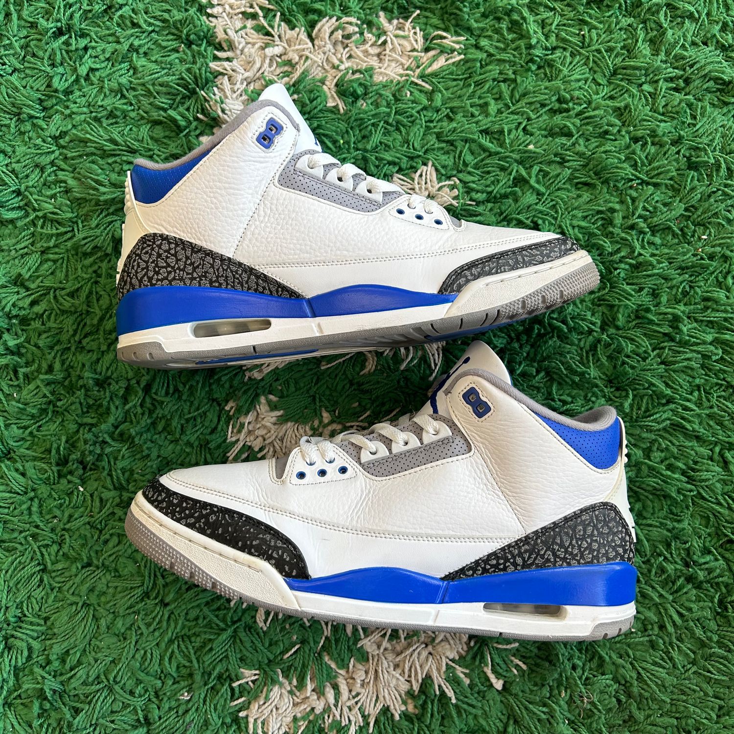 PO NB AIR JORDAN 3 RACER BLUE (Sx) SIZE 13