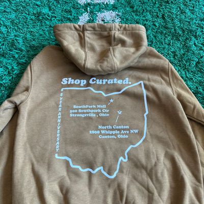 NEW CURATED CARHARTT 5 YEARS HOODIE BROWN