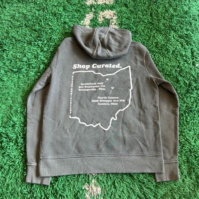 NEW WOMEN'S CURATED CARHARTT 5 YEARS HOODIE WASHED GREY